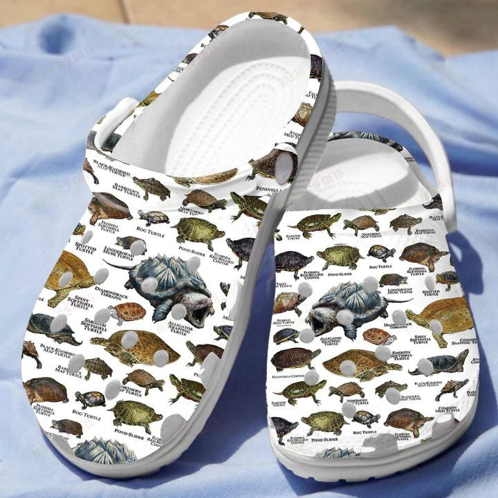 Freshwater Turtles Of The Southeastern US Crocs Classic Clogs Shoes