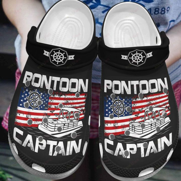 Pontoon Captain Crocs Classic Clogs Shoes