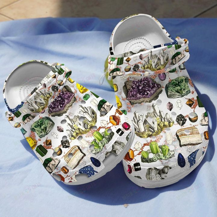 Gemstone Crocs Classic Clogs Shoes