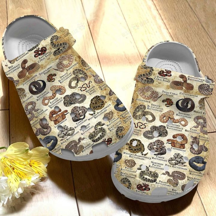 Snakes Of The Us Crocs Classic Clogs Shoes