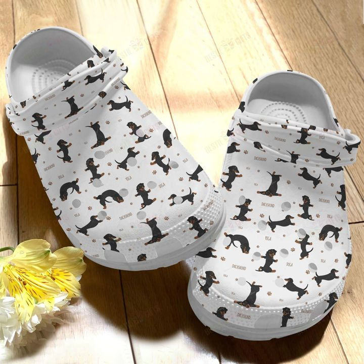 Funny Dachshund Crocs Classic Clogs Shoes