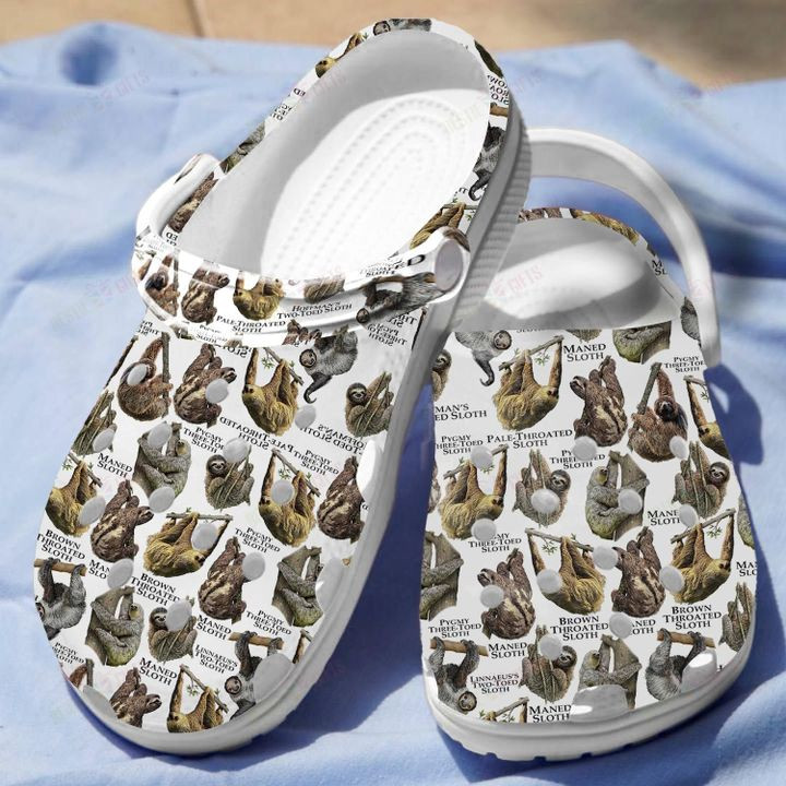 Sloths Of The Tropical Rainforests Crocs Classic Clogs Shoes