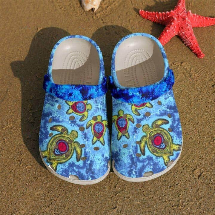 Turtle Crocs Classic Clogs Shoes