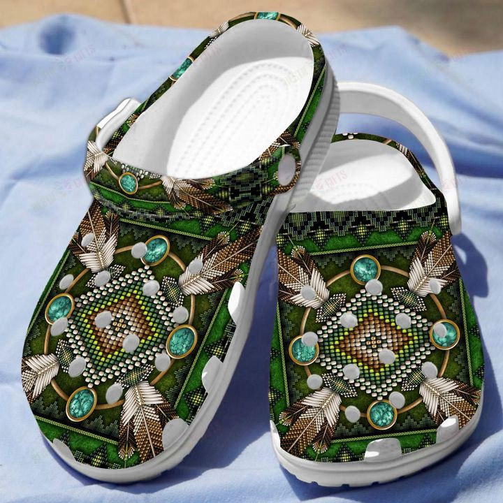 Native American Crocs Classic Clogs Shoes