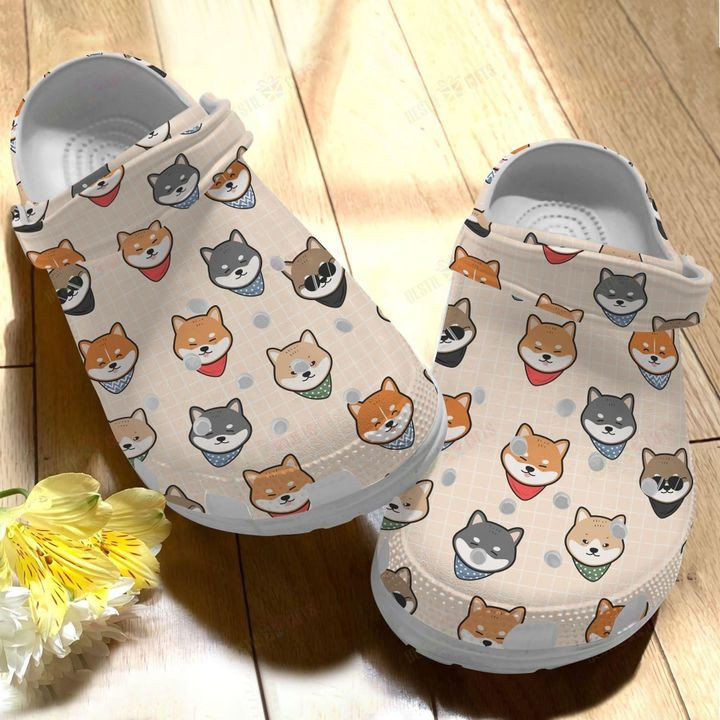 Shiba Inu Cool Shiba Inu Crocs Classic Clogs Shoes