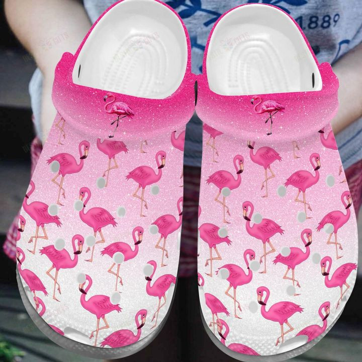 Flamingo Crocs Classic Clogs Shoes