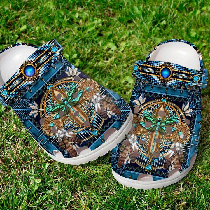 Native American Crocs Classic Clogs Shoes