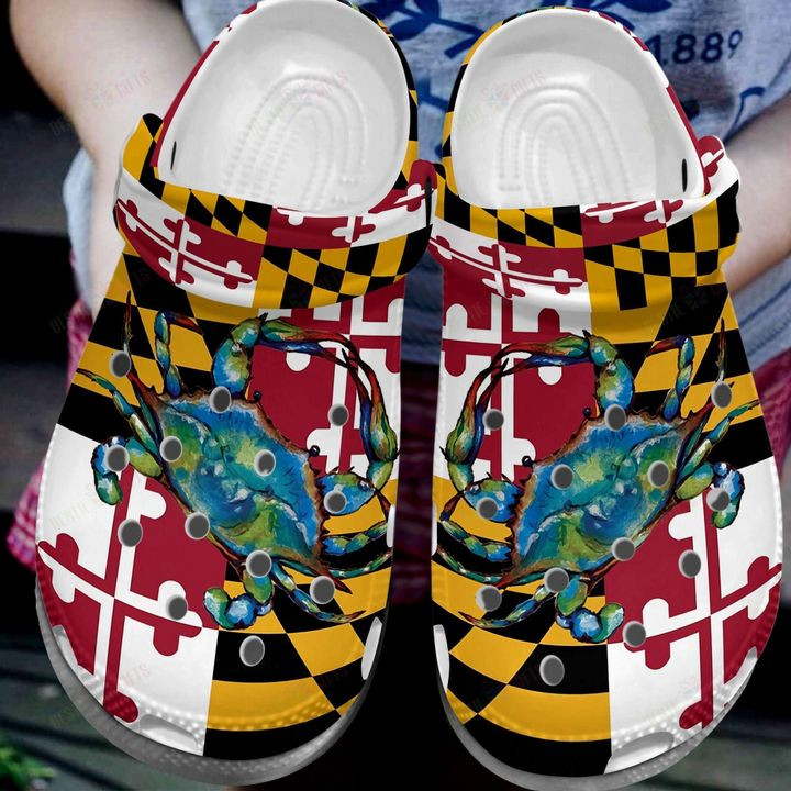 Maryland Citizen Pride 20 Crocs Classic Clogs Shoes