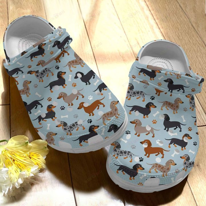 Dachshund Crocs Classic Clogs Shoes