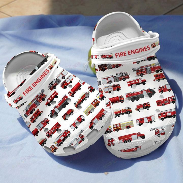 Firefighter Crocs Classic Clogs Shoes