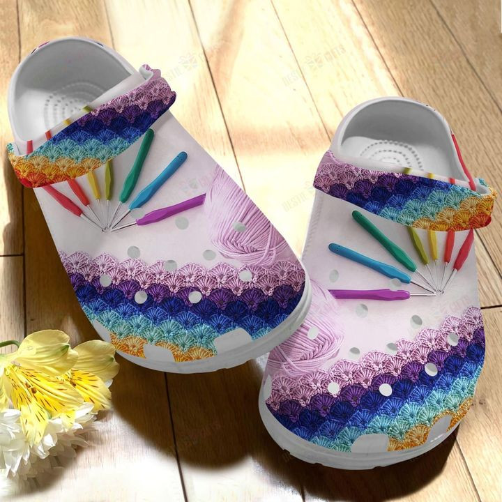 Crochet 10 Crocs Classic Clogs Shoes