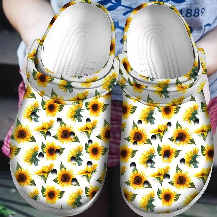 Sunflower Crocs Classic Clogs Shoes