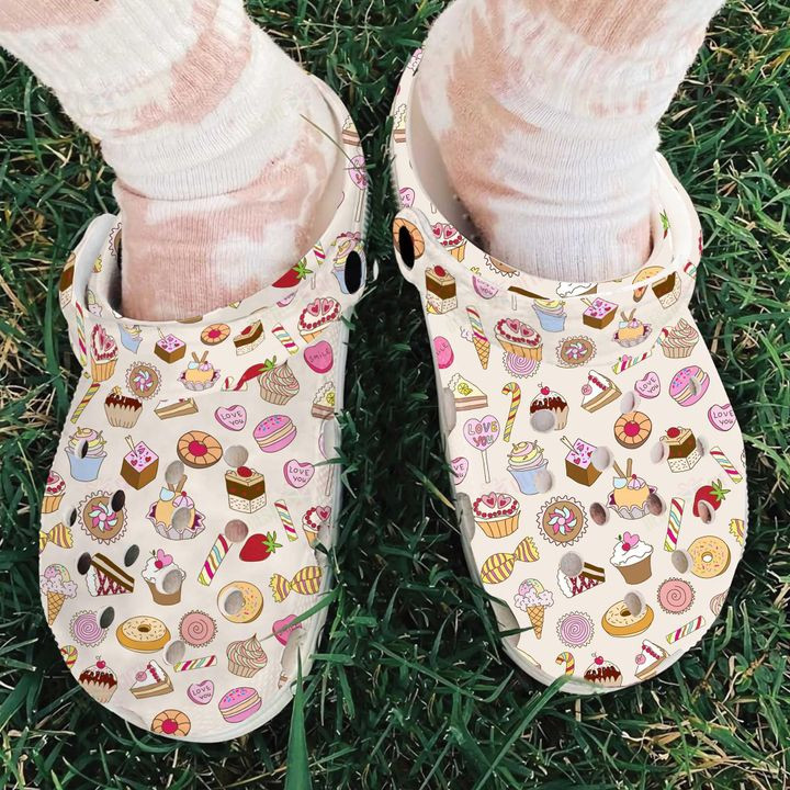 Sweet Cake Crocs Classic Clogs Shoes