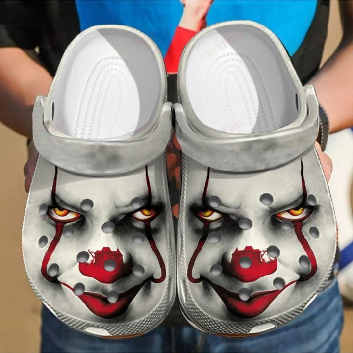 Clown Face Crocs Classic Clogs Shoes