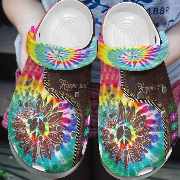 Hippie Shoes Hippie Soul Crocs Classic Clogs Shoes