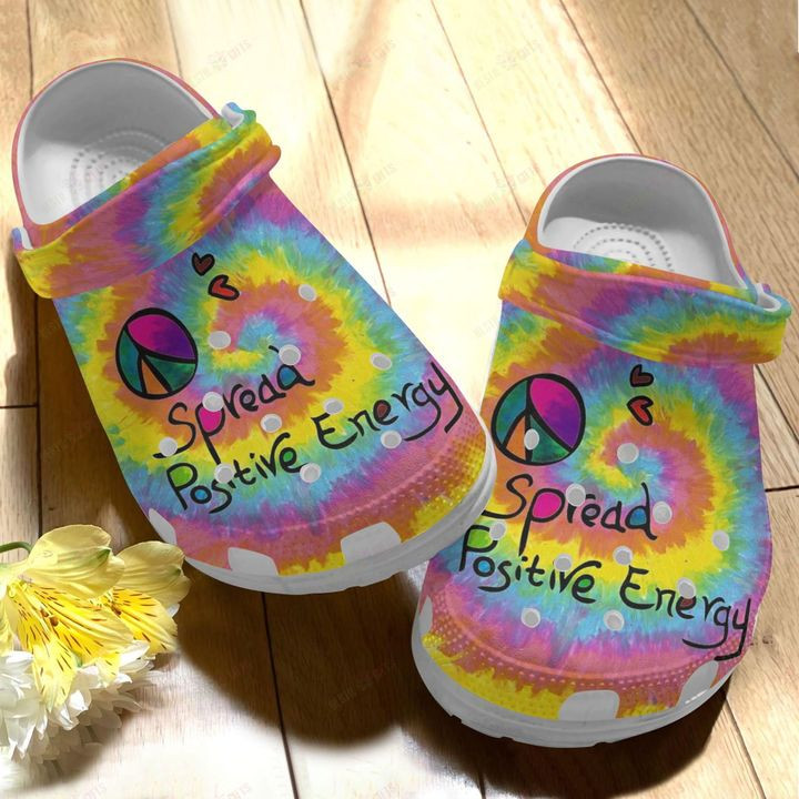 Hippie Love Letter Collection Crocs Classic Clogs Shoes