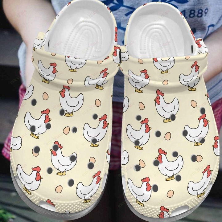 Chicken My Eggs Crocs Classic Clogs Shoes