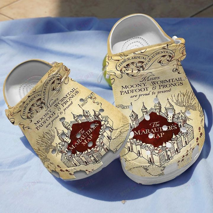 The MarauderS Map Crocs Classic Clogs Shoes