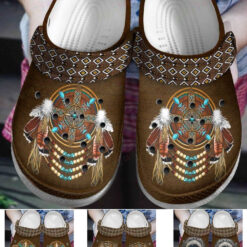 Native American 4 Versions Crocs Classic Clogs Shoes