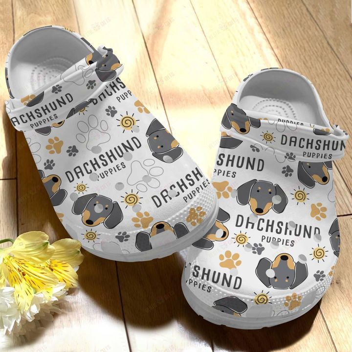 Dog Dachshund V5 Crocs Classic Clogs Shoes