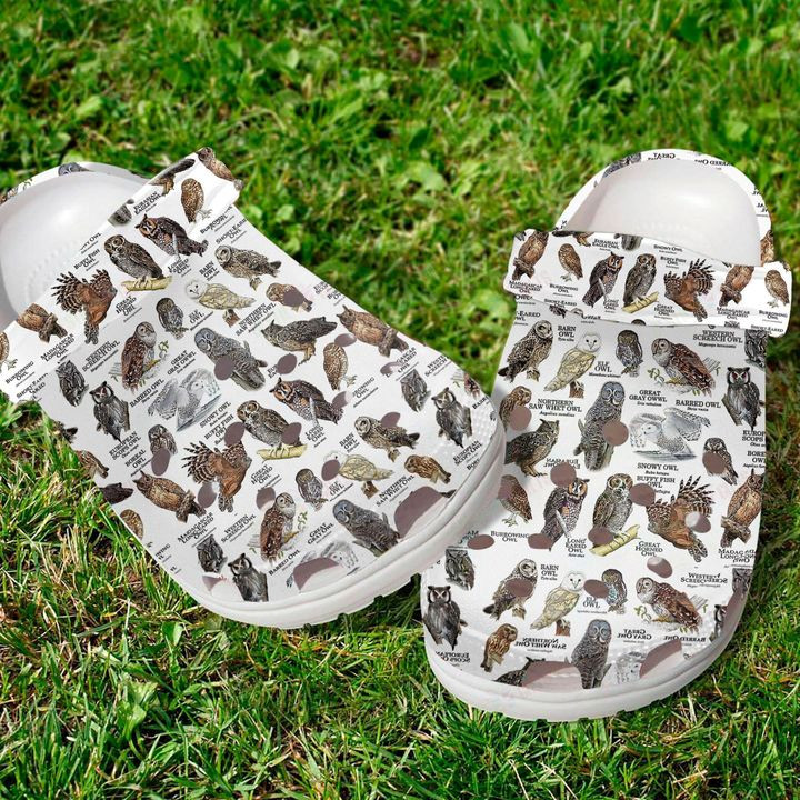 Type Of Owls Crocs Classic Clogs Shoes