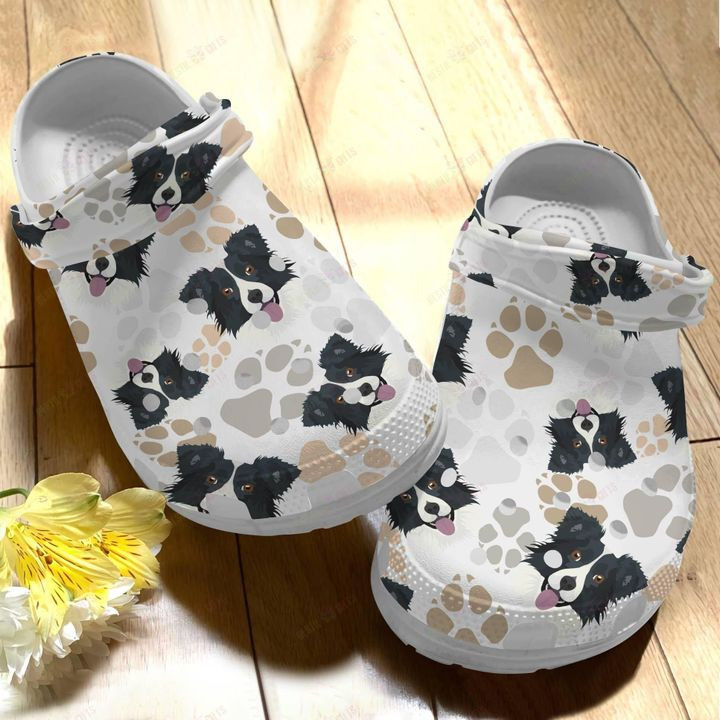 Dog Border Collie V2 Crocs Classic Clogs Shoes