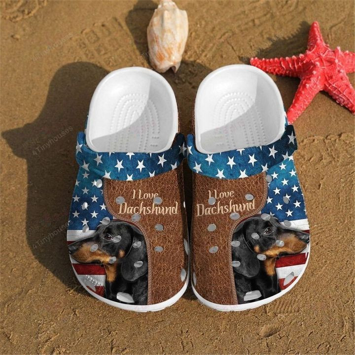 Dachshund Crocs Classic Clogs Shoes