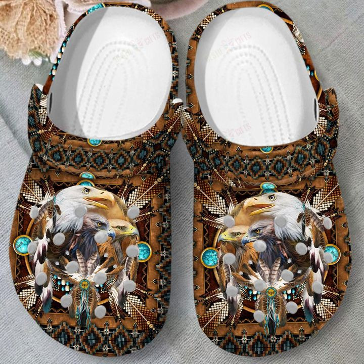 Native American Crocs Classic Clogs Shoes