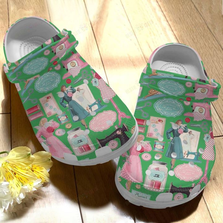 Sewing Girls Crocs Classic Clogs Shoes