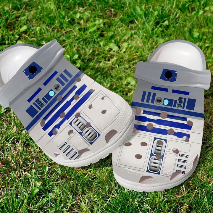 Sw R2 D2 Crocs Classic Clogs Shoes