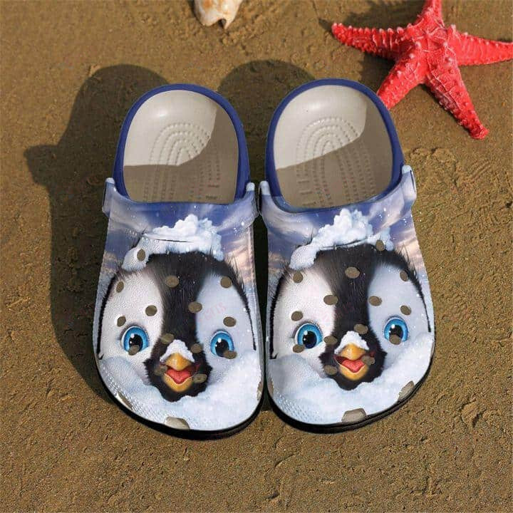 Penguin Crocs Classic Clogs Shoes