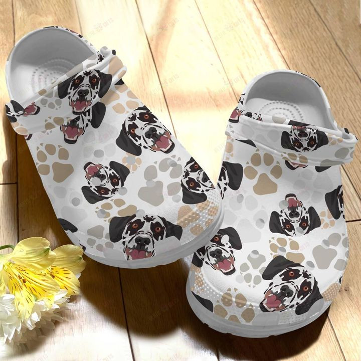 Dog Dalmatian V1 Crocs Classic Clogs Shoes