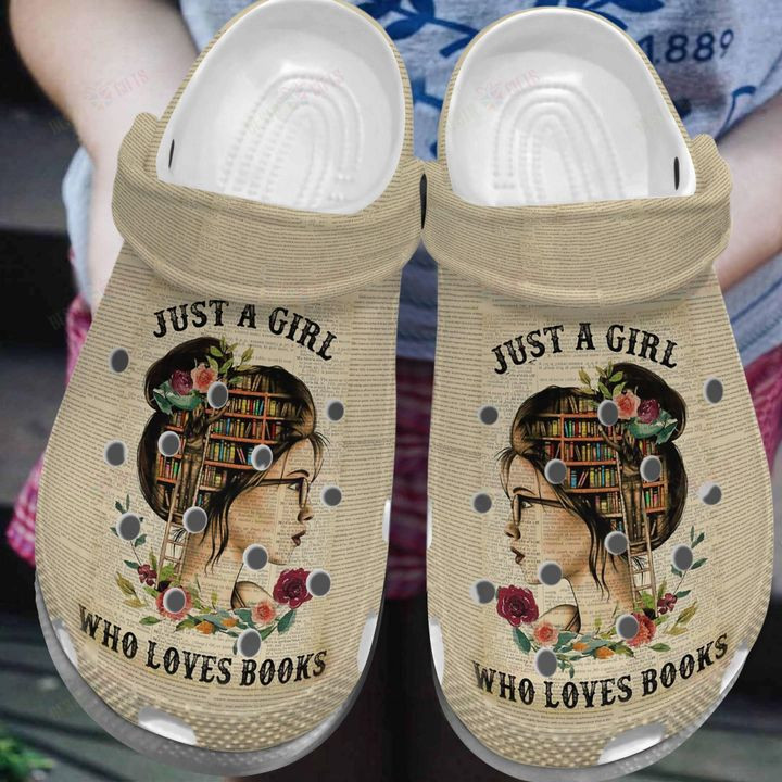 Books A Girl Loves Books Crocs Classic Clogs Shoes