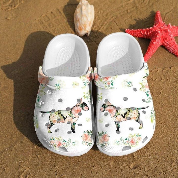 Bull Terrier Crocs Classic Clogs Shoes