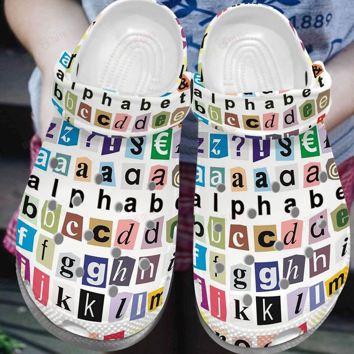 Teacher ABC Crocs Classic Clogs Shoes