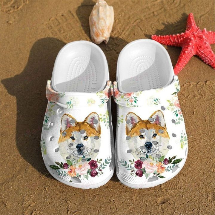 Akita Inu Crocs Classic Clogs Shoes