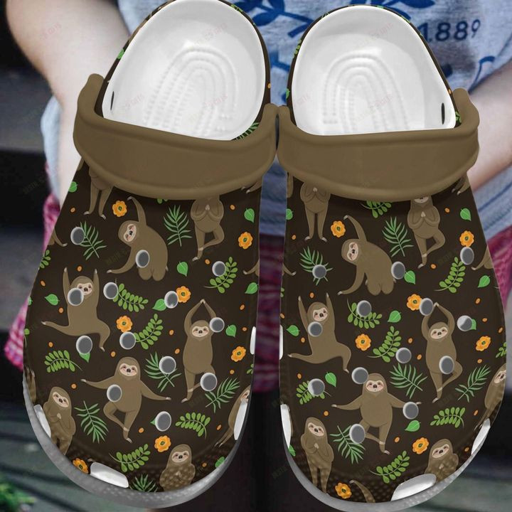 Sloth Yoga Sloth Crocs Classic Clogs Shoes