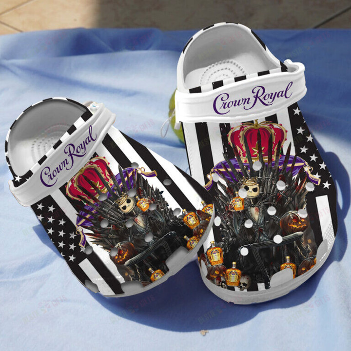 Jack Skeleton Crocs Classic Clogs Shoes