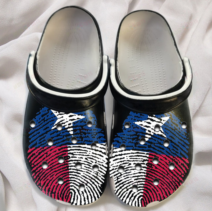 DNA Texas Flag Crocs Classic Clogs Shoes