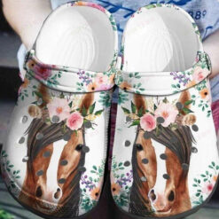 Horse Crocs Classic Clogs Shoes