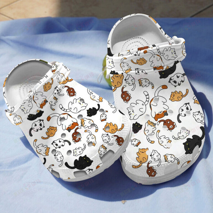 Cute Cat Crocs Classic Clogs Shoes