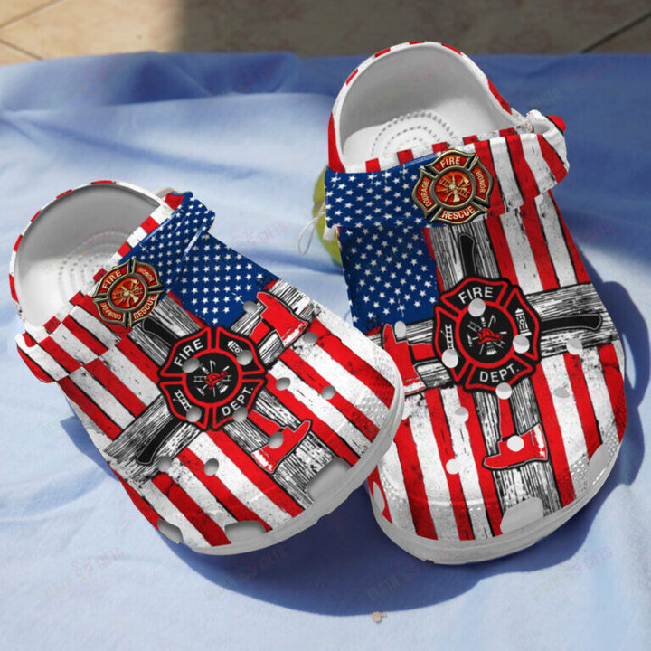 Amazing Firefighter Crocs Classic Clogs Shoes