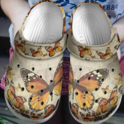 Butterfly Crocs Classic Clogs Shoes