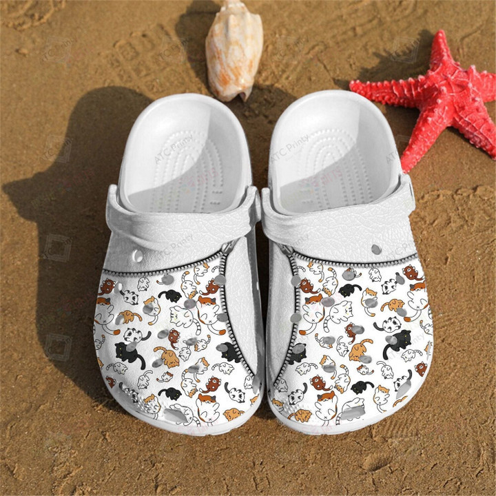 Funny Cutie Cats Crocs Classic Clogs Shoes