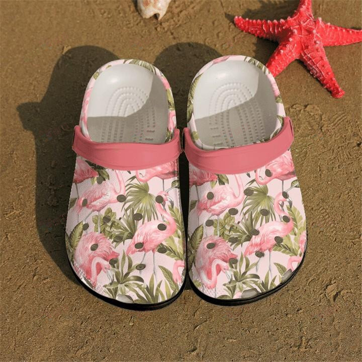 Flamingo Crocs Classic Clogs Shoes