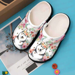 Dog Husky Crocs Classic Clogs Shoes