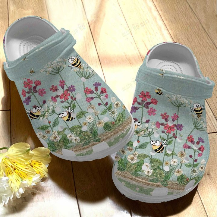 Lovely Bee Crocs Classic Clogs Shoes