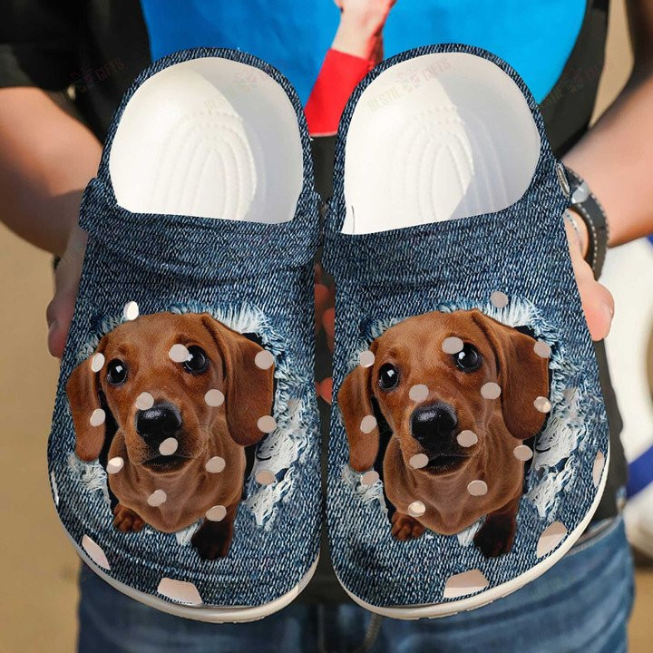 Baby Dachshund Crocs Classic Clogs Shoes