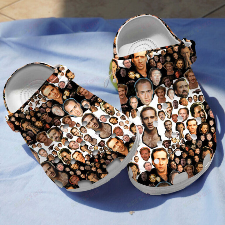 Nicolas Cage Crocs Classic Clogs Shoes