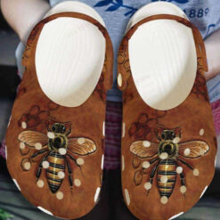 Bee Crocs Classic Clogs Shoes